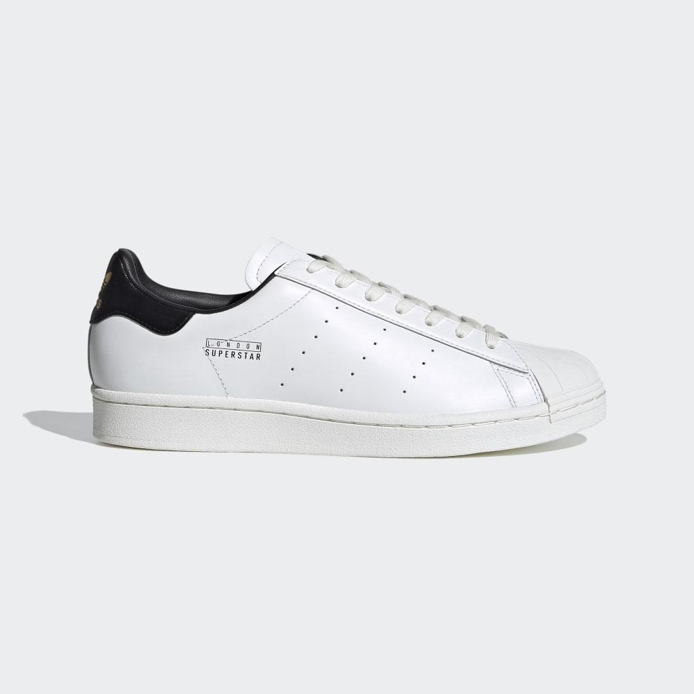 Adidas Men's Superstar Pure Originals Shoes White/Black/Gold Metal Ireland FV3016